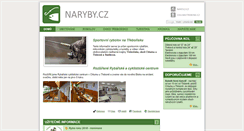 Desktop Screenshot of naryby.cz
